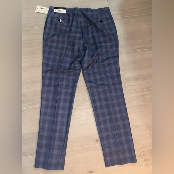 Lauren Ralph Lauren Men's Edgewood Plaid Classic Fit Suit Pants Wool Blend - Picture 7 of 9